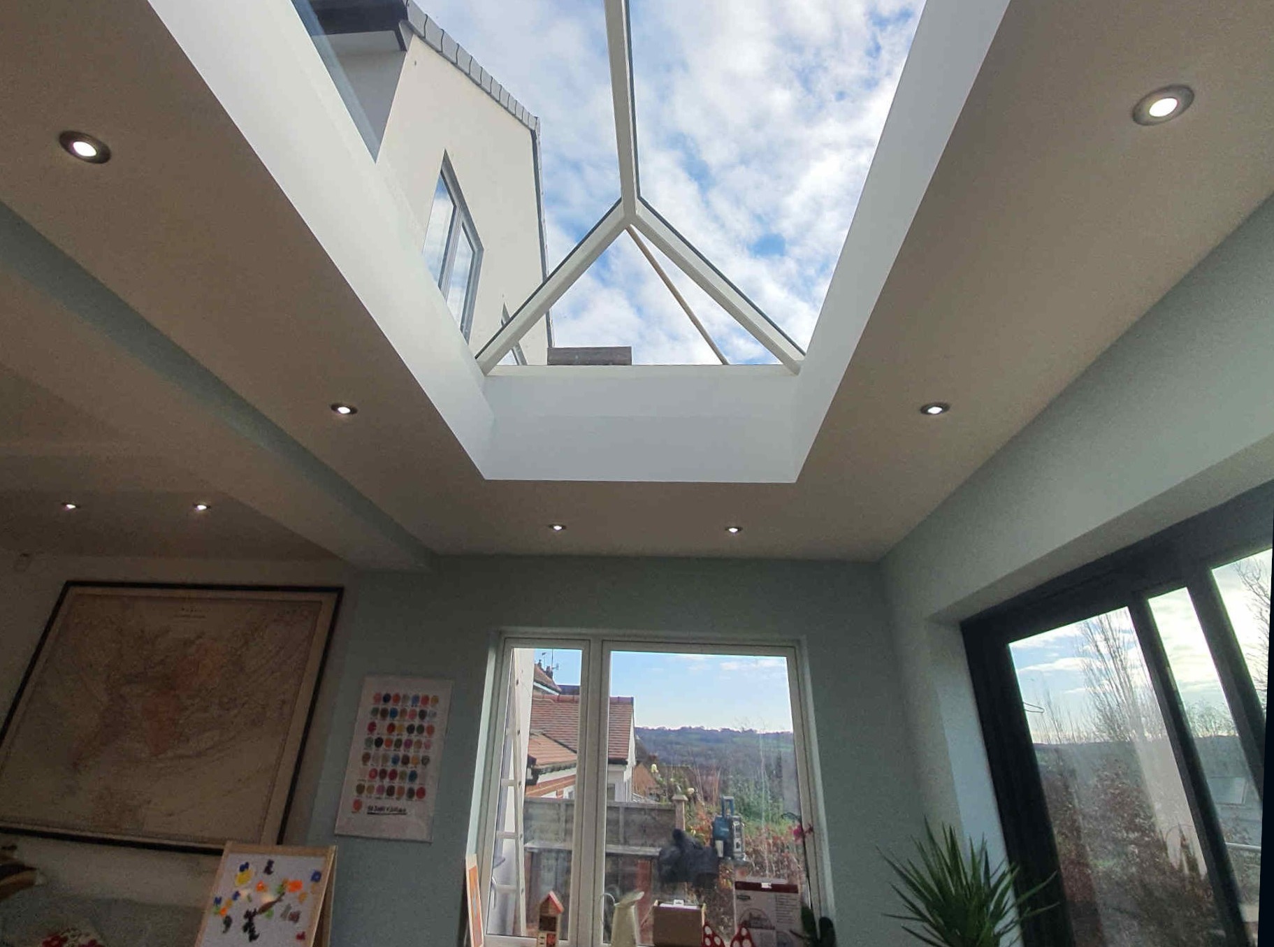 Kitchen roof windows